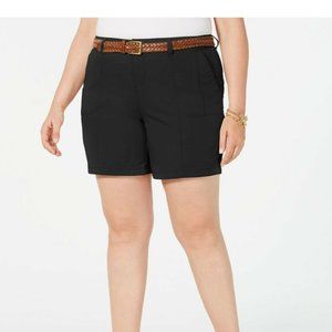 Style & Co womens mid rise cargo shorts Sz 24W